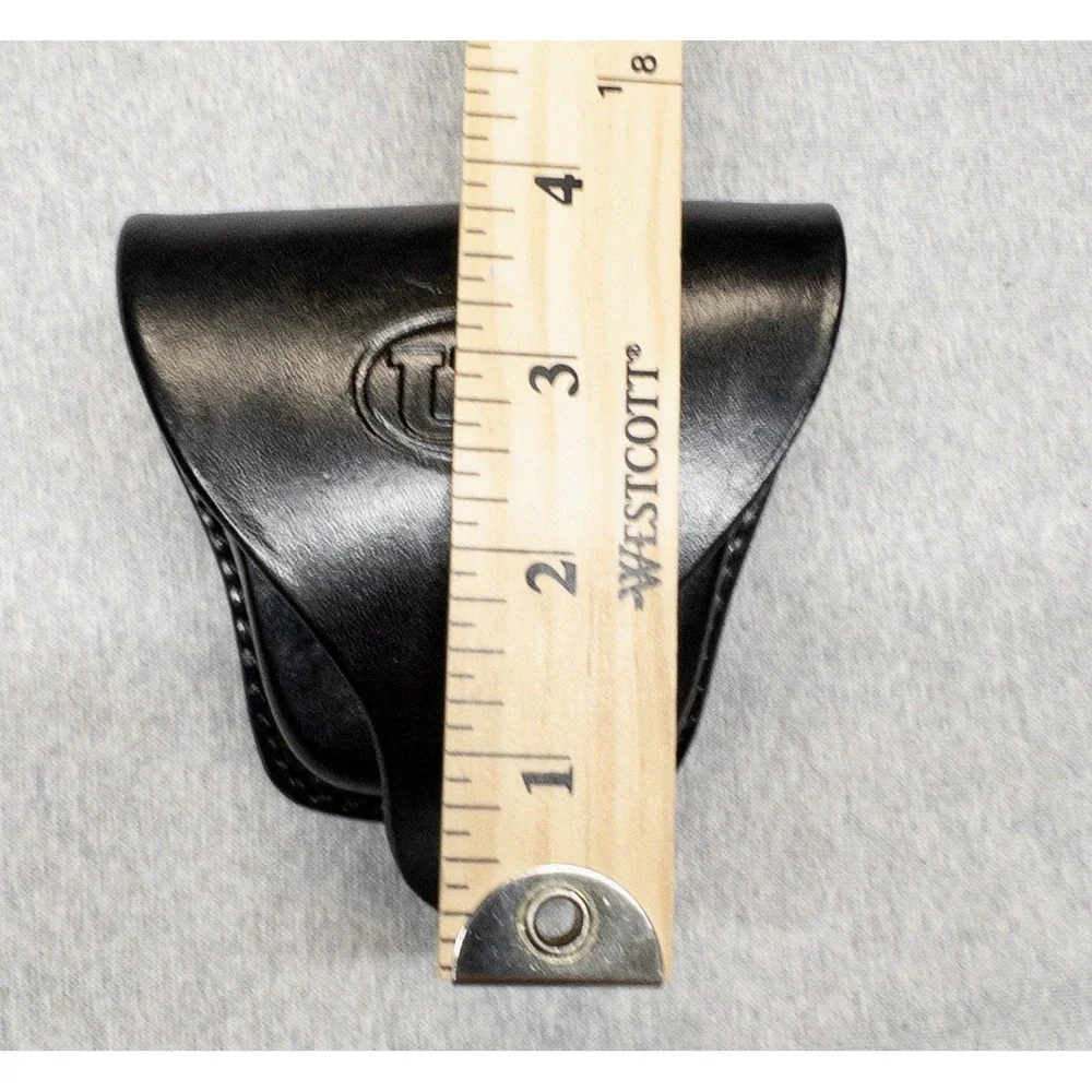 Triple K‎ Brand #47 Black Leather Civil War Style Ammo Belt Pouch US